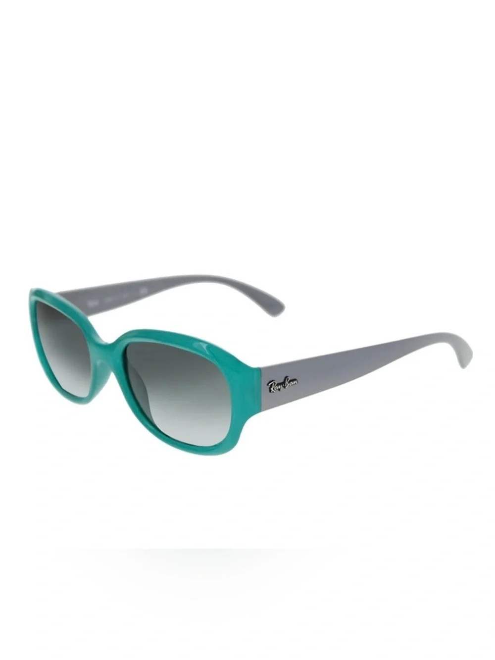RAY-BAN RB4198 HIGHSTREET SUNGLASSES 6047/71 LADIES teal gray